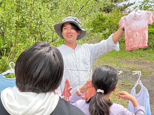 田村の自然素材を活かした、親子で楽しめる草木染め体験をご提案