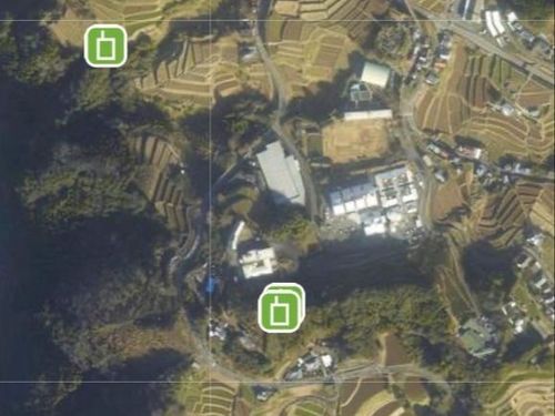 アプリを利用して罠の捕獲状況を見れる画面