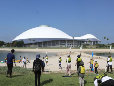 山口きらら博記念公園で楽しむマリンスポーツ
