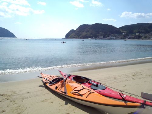 快水浴場100選に選ばれた「新鹿海水浴場」