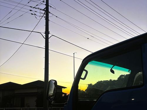 夕暮れと“俺の相棒”。また明日もよろしくな