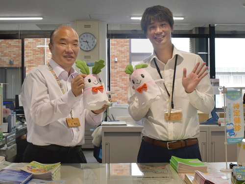 今回募集の窓口となる福祉保健課のおふたり。ぜひインタビューもみてみてください