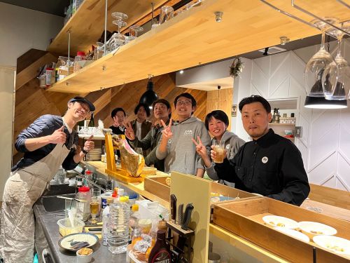 SANDO周年パーティーの様子