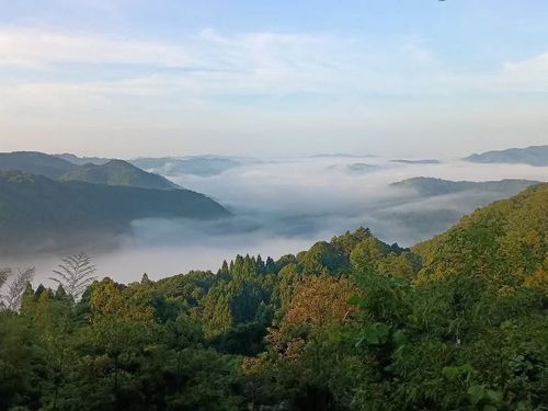 美しい山々と、一面に広がる雲海を見ることができます。