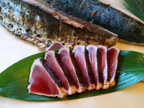 土佐市もおいしい鰹を食べることができます！
