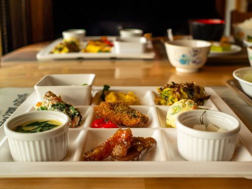 農家レストランでのランチ