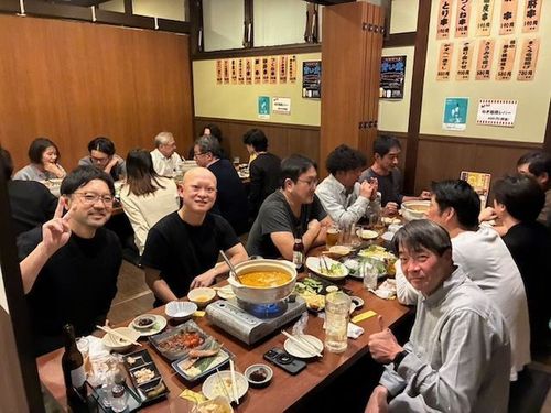 現地研修後の懇親会は地域の方から色んな話を聞けるチャンス！