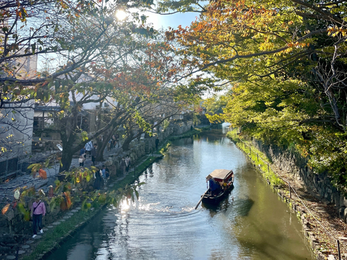 白雲館のすぐそば。イベントとあわせて訪れたい近江八幡の名所「八幡堀」。