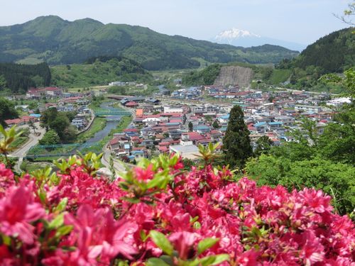 茶臼山公園からの町並み