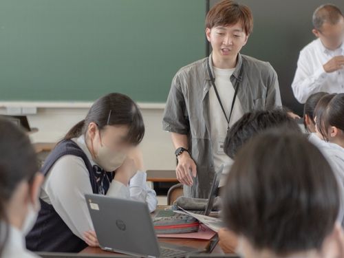 総合的な探究の時間の様子