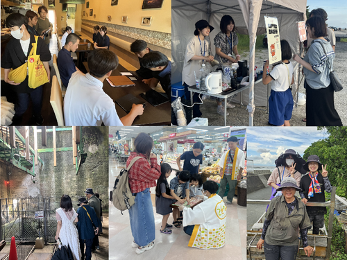 前回の様子！町をまわり色んな町の人と関わりました