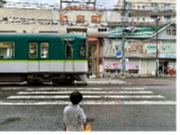 中央エリア丸屋町と京阪電車