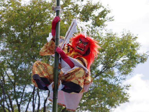波野地区では神楽が継承されています