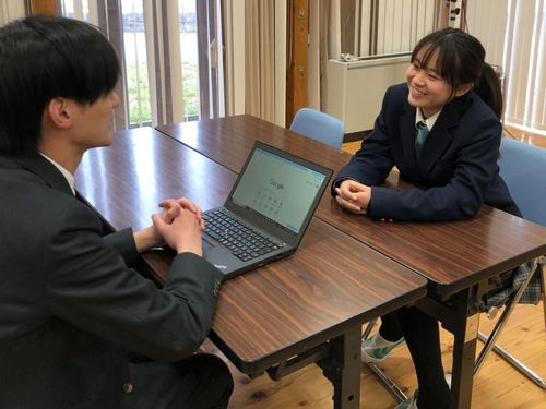 面談の様子