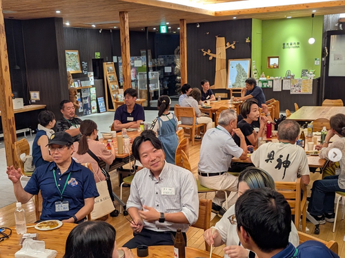 月１で行われるタノシモカフェ。移住検討者も参加可能。