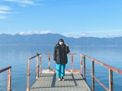初来島記念写真。