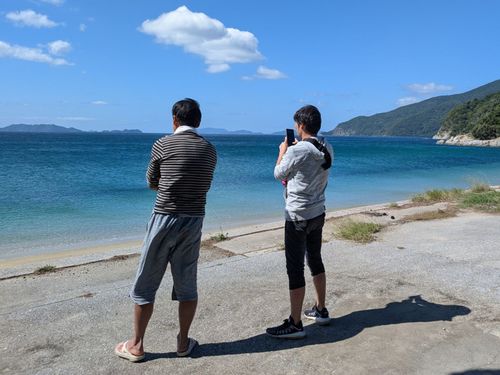 平郡島の海