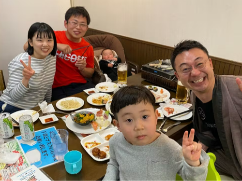 （奥）富良野で住込管理人をしてくれたカップルとその赤ちゃん