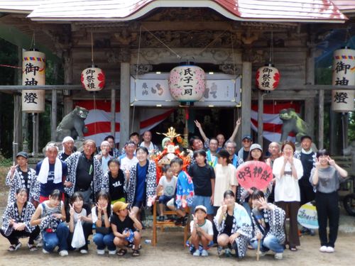 秋祭り集合写真