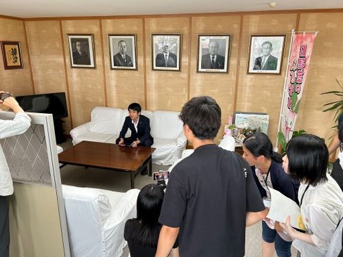 町長へインタビュー