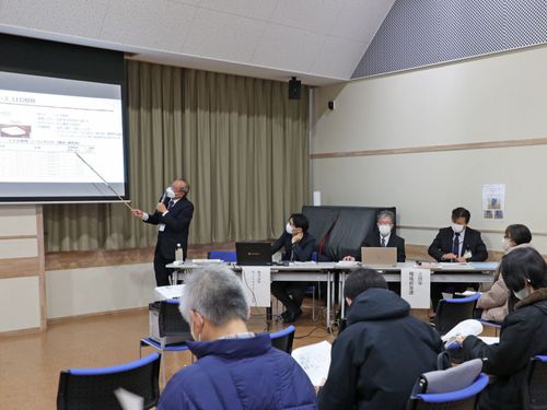 住民向け説明会の様子