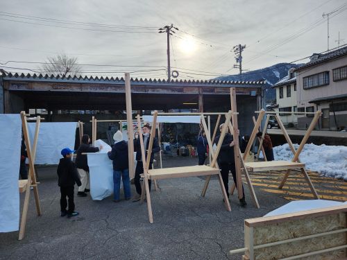 大人２人で簡単に組み立てられる屋台