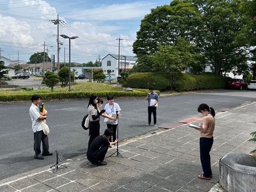 動画撮影のようす