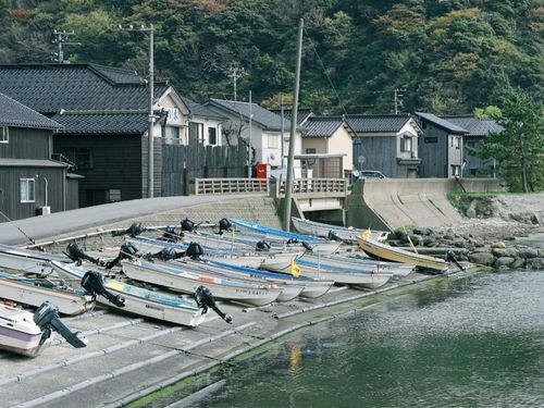 日本海側ならではの暮らしが残る豊岡の海沿いのエリア