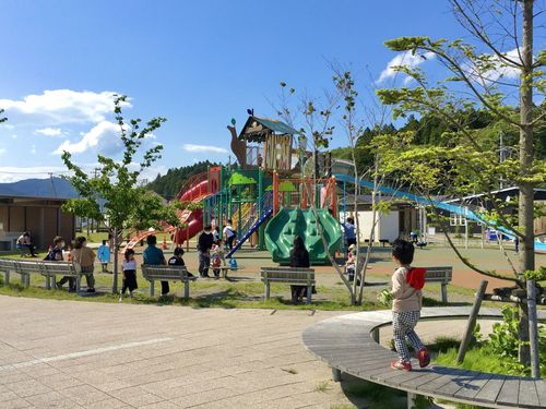 まちなか広場ほか遊び場も充実