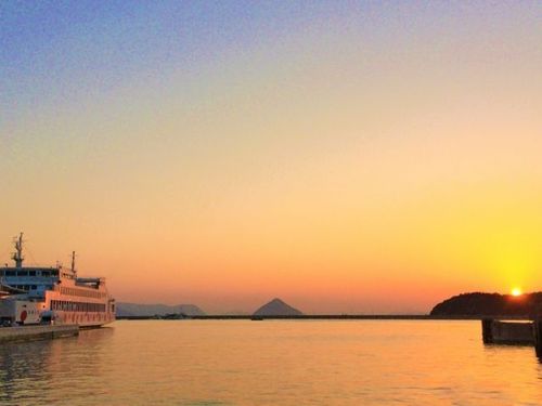 目の前に広がる瀬戸内海。これが直島の日常です