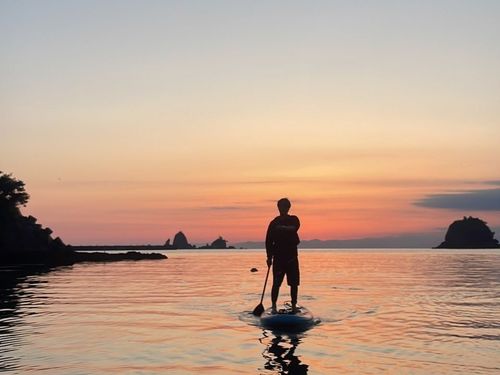 目の前の海でできること①（サンセットサップ）