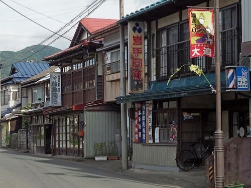 大迫のまちなみ
