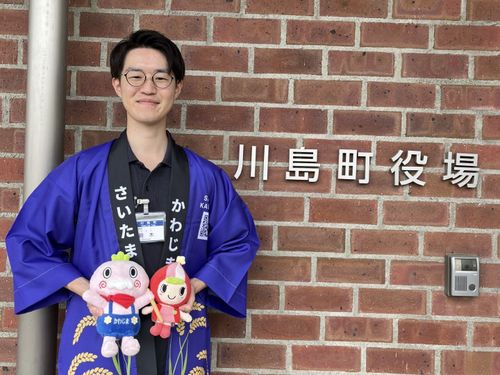 まちのマスコットである「かわべえ・かわみん」は、まちの魅力を発信する存在です。