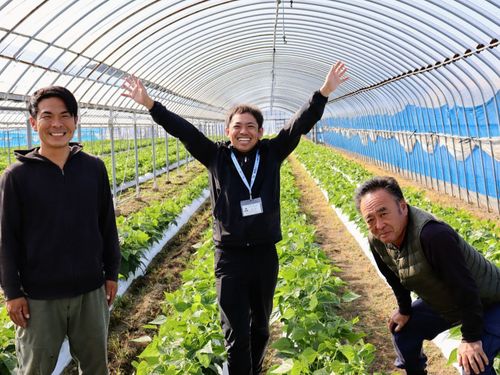 先輩農家と役場職員が全力でサポートします！
