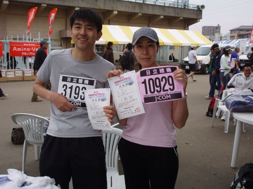 東京時代。茨城県で行われた「かすみがうらマラソン」で初めてフルマラソン完走