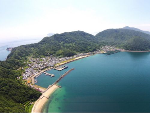 平郡島のドローン写真