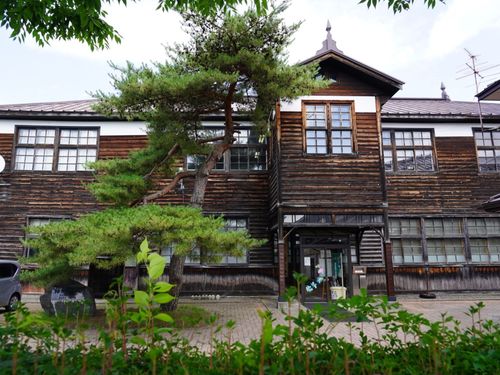 趣のある建物も残っている軽米町
