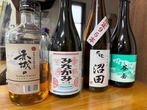 地酒で乾杯！