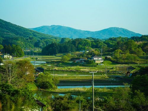 田村市の里山風景