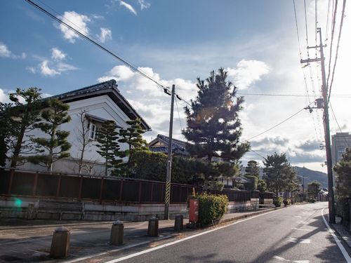 五個荘付近の中山道