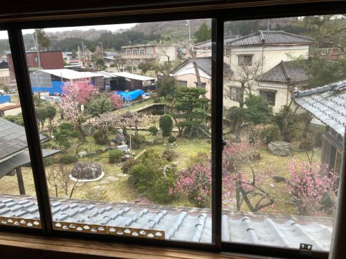 春には百花繚乱、2階からはこんな景色が