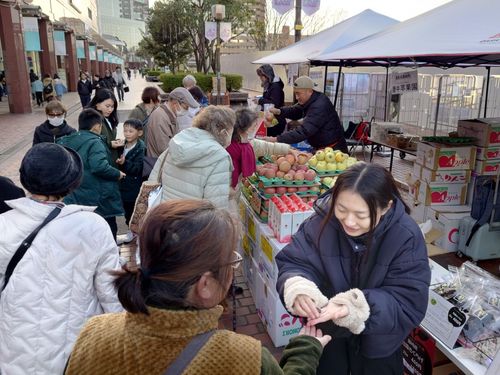 地元農家やＪＡと一緒に首都圏での物産イベント出展