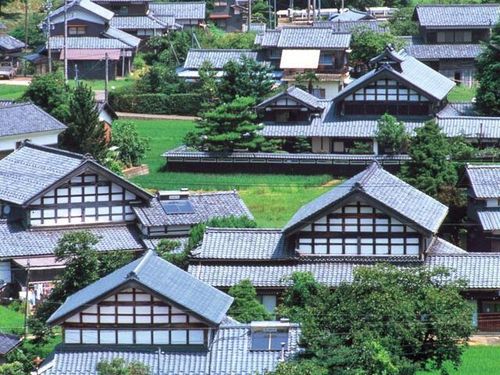 宮崎地区の住宅風景
