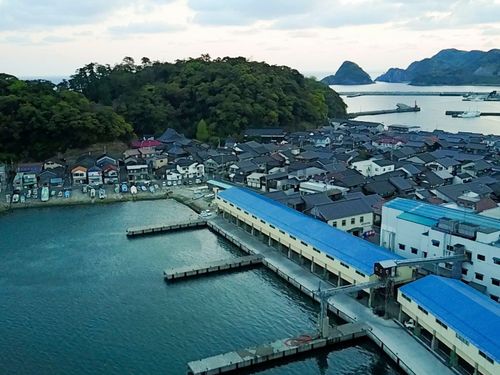 漁港と漁師町のまちなみ（香美町香住区）