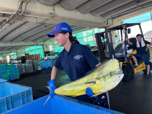 港町である牛深、新鮮な魚がたくさん！