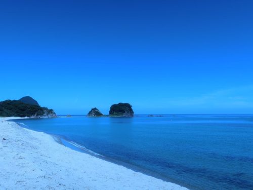 京丹後の海水浴場の中でも穴場感の強い宇川のビーチ