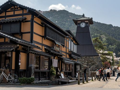 出石町は小京都と称される情緒ある町並み