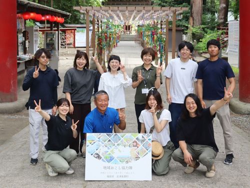 地域イベントに出展：集合写真