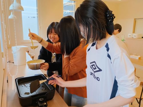 土日は生徒達自身で自炊をしています