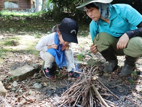 「マッチは五感を使うんです。経験を積めば3歳児も使えるようになる。」とふくちゃん